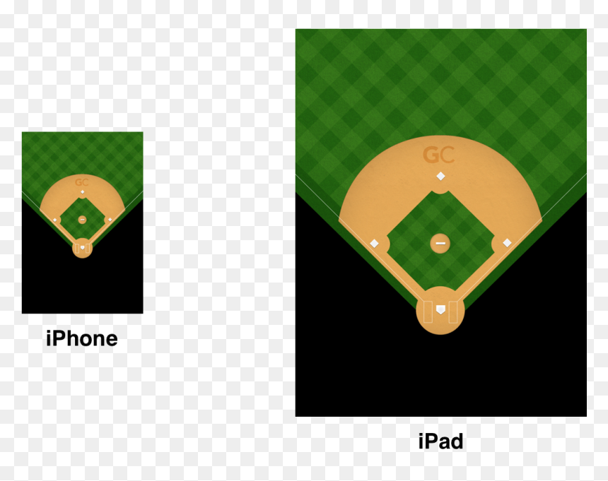 Ipad Field Image - Soccer-specific Stadium, HD Png Download - baseball field png