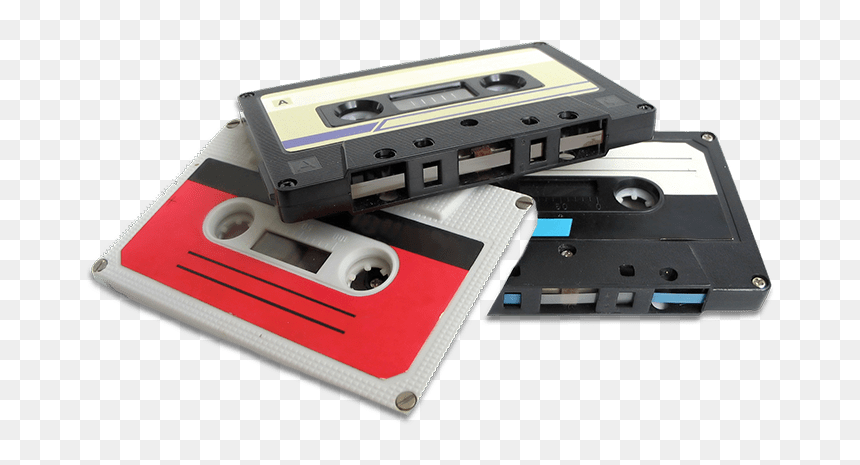 Audio Cassette Transparent Images - Casetes De Cintas Magneticas, HD Png Download - cassette png