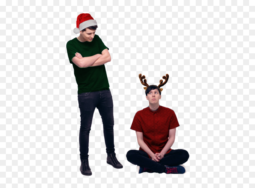 Dan And Phil Png - The Amazing Book Is Not On Fire, Transparent Png - dan and phil png
