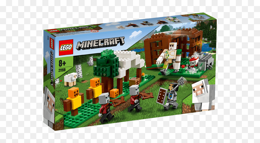 21159 Lego, HD Png Download - minecraft grass block png