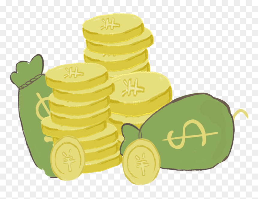 Minimalista Dibujado A Mano Retro Bolsa De Dinero Png - เวก เตอร์ เงิน Png, Transparent Png - dinero png