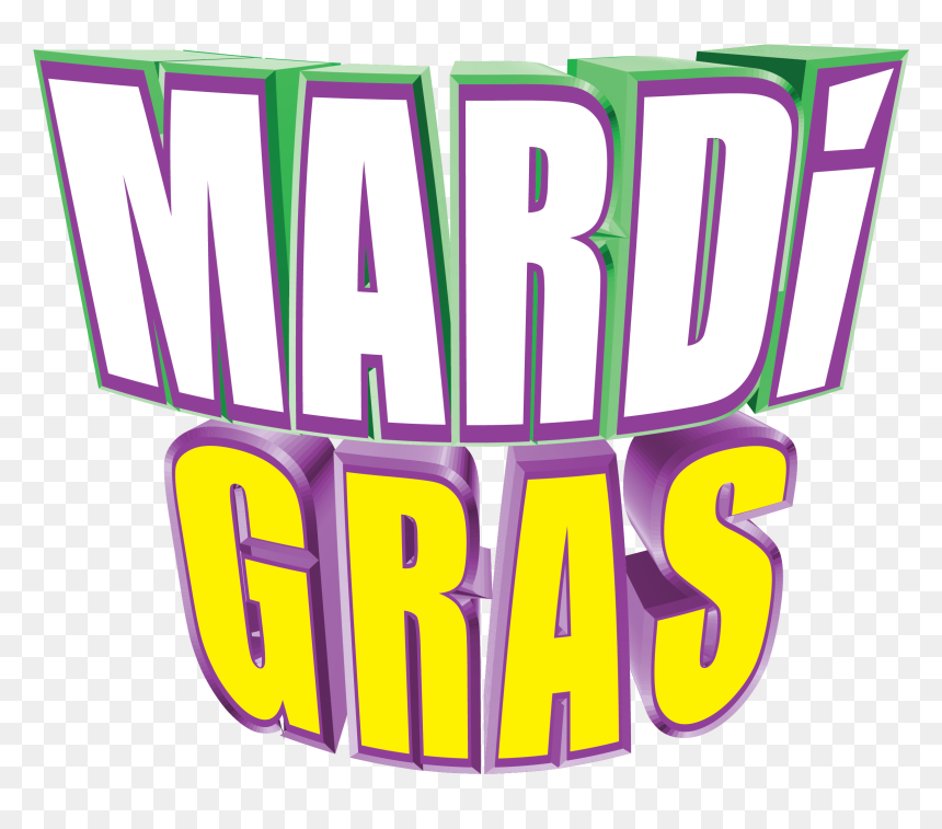 Mardi Gras 3d Clip Art - Graphic Design, HD Png Download - mardi gras png