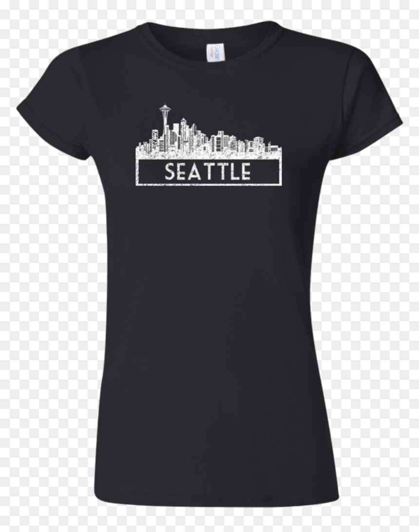 T-shirt, HD Png Download - seattle skyline png