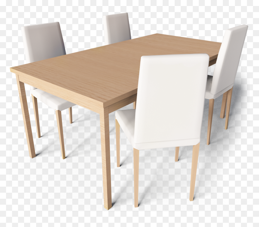 Extendable Dining Table3d View"
 Class="mw 100 Mh 100 - Kitchen & Dining Room Table, HD Png Download - wood table png