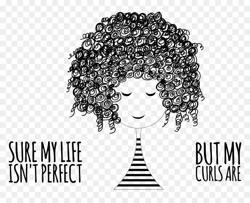 Cartoon, HD Png Download - curly hair png