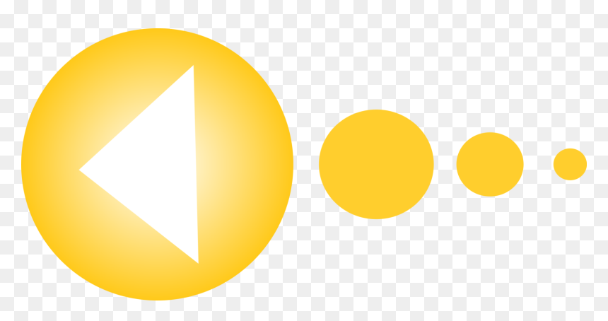 Yellow Arrow Set - Circle, HD Png Download - yellow arrow png