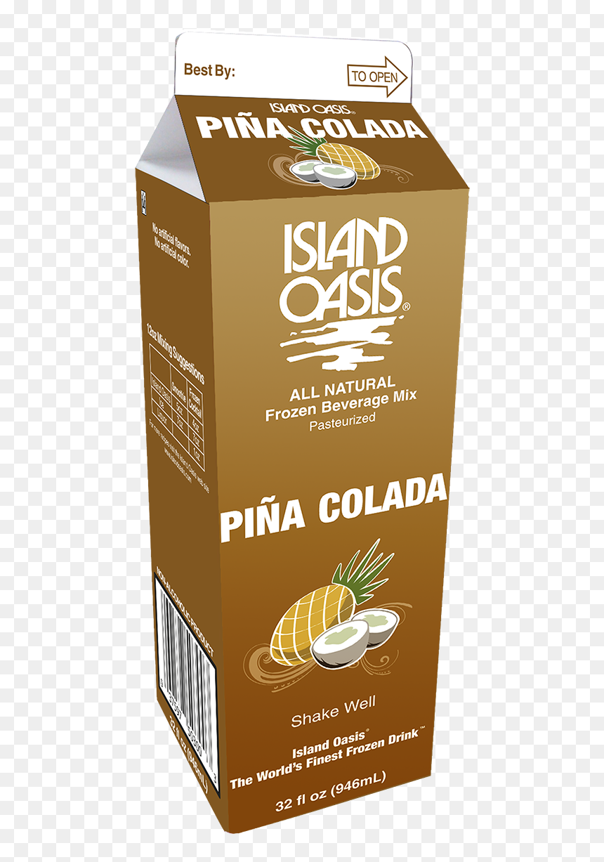 20030 Io Pina-colada 32 Oz Carton - Box, HD Png Download - pina colada png