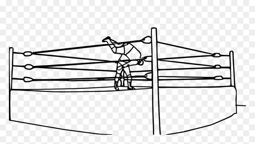 Wwe Ring Coloring Page, HD Png Download - boxing ring png
