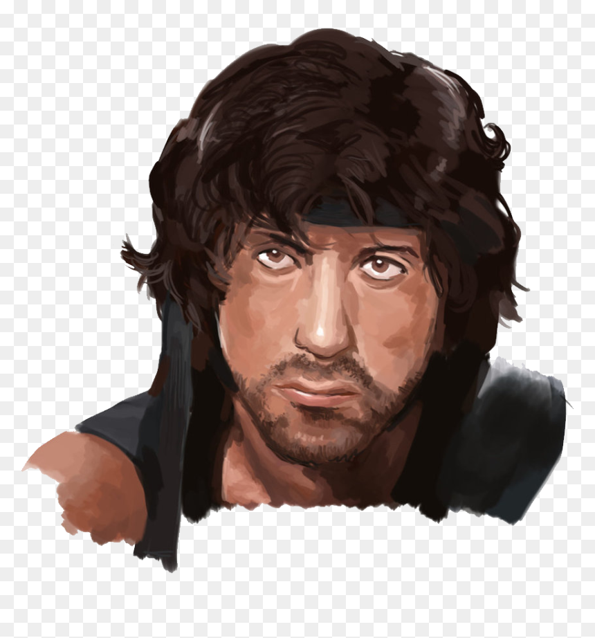 Rambo Png - Sylvester Stallone With Beard, Transparent Png - rambo png
