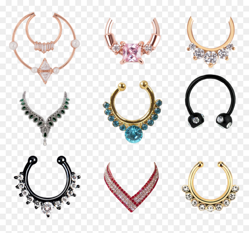 Септум Пирсинг Носа, HD Png Download - nose ring png