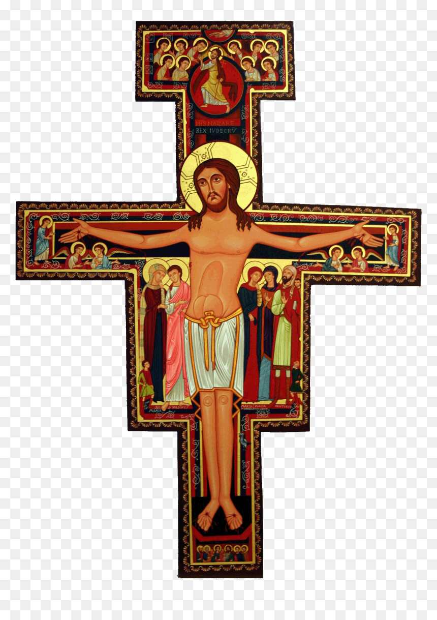 Transparent San Damiano Cross Clipart , Png Download - Crucifix Of San Damiano, Png Download - cross.png