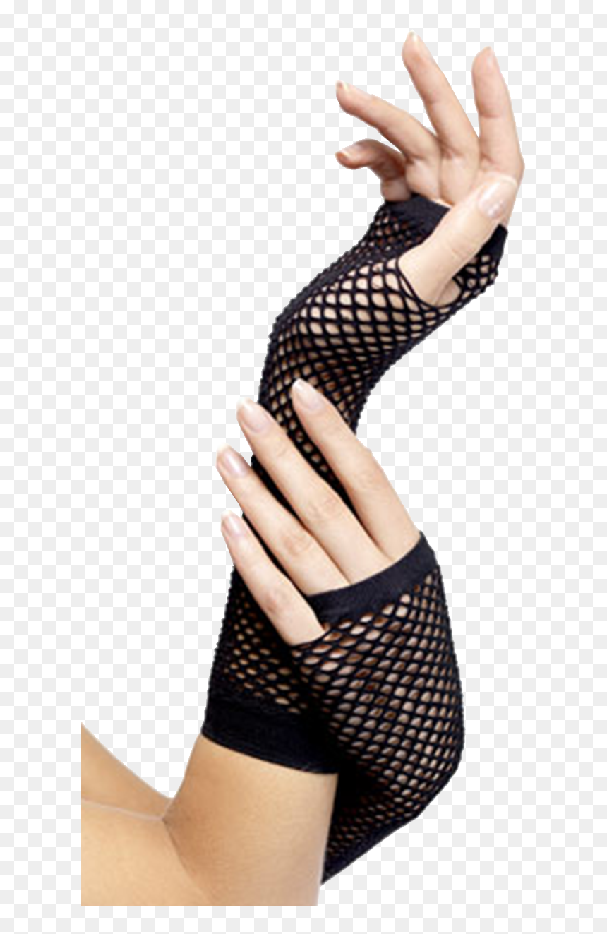 Manusi Plasa Fara Degete, HD Png Download - fishnet pattern png