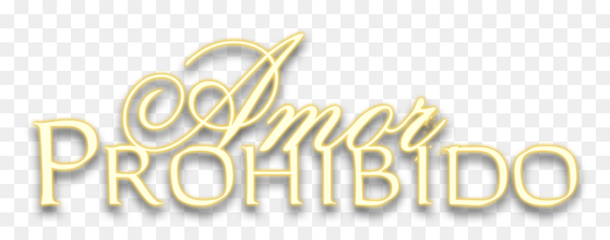 Logo Amor Prohibido - Calligraphy, HD Png Download - prohibido png