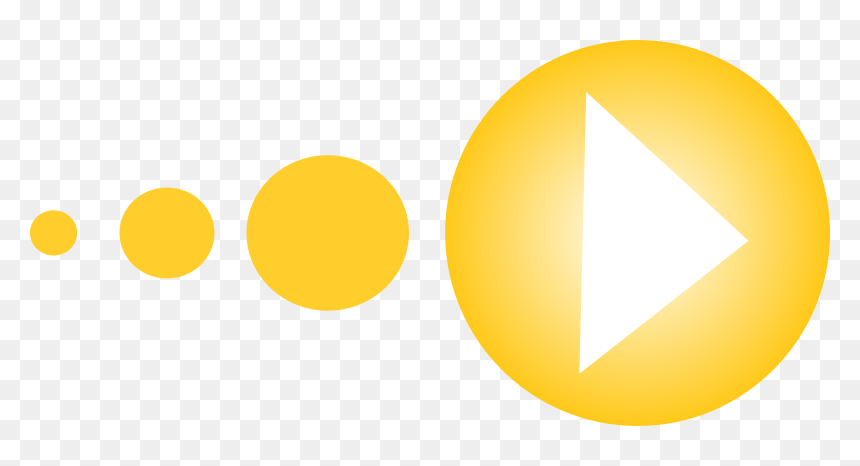 Yellow Arrow Set - Circle, HD Png Download - yellow arrow png