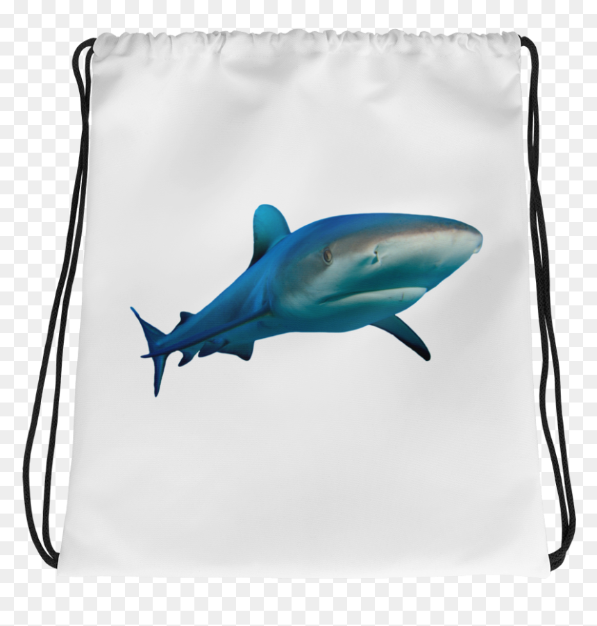 "
 Class="lazyload Lazyload Mirage Cloudzoom Featured - Music Drawstring Bags, HD Png Download - great white shark png