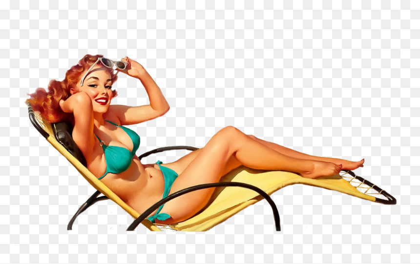 Pin Up Girls Png Png Library Library - Mafia 3 Vargas Paintings, Transparent Png - pin up girl png