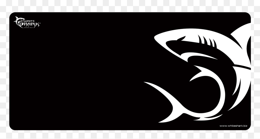 White Shark Mouse Pad 137,5x67,5cm Tmp - White Shark Mouse Pad, HD Png Download - great white shark png