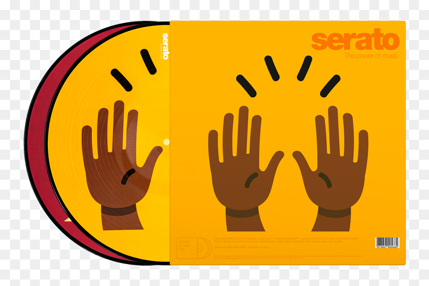 Serato Control Vinyl - Serato Vinyl Emoji, HD Png Download - praying hands emoji png