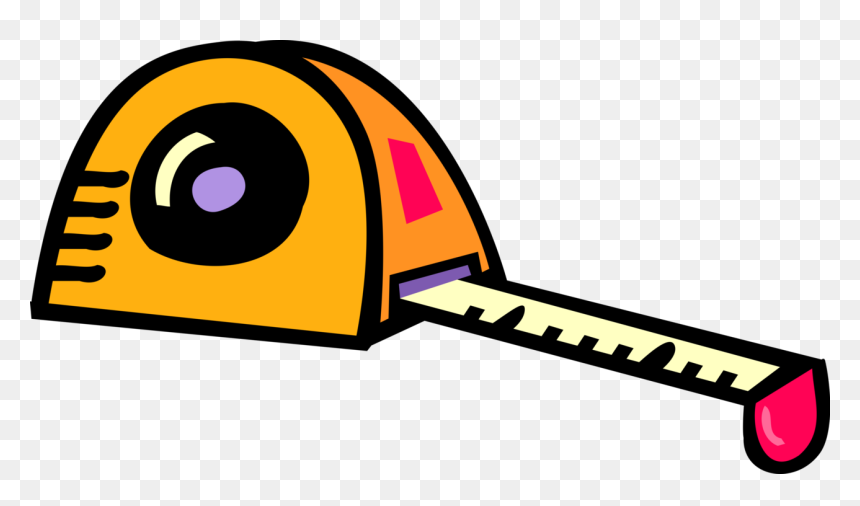 Vector Illustration Of Tape Measure Or Measuring Tape - Measuring Tape Png Vector, Transparent Png - measuring tape png