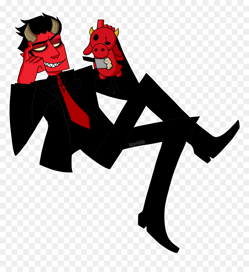 Fan Artthe Devil - Cow Chop Devil, HD Png Download - devil pitchfork png