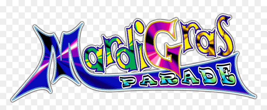 Mardi Annoucement Parade Gras Streamer Logo Clipart, HD Png Download - mardi gras png