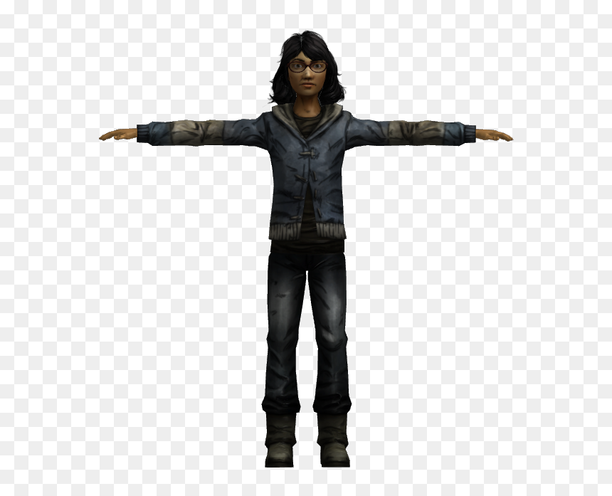 Download Zip Archive - Walking Dead Lee Model, HD Png Download - the walking dead png