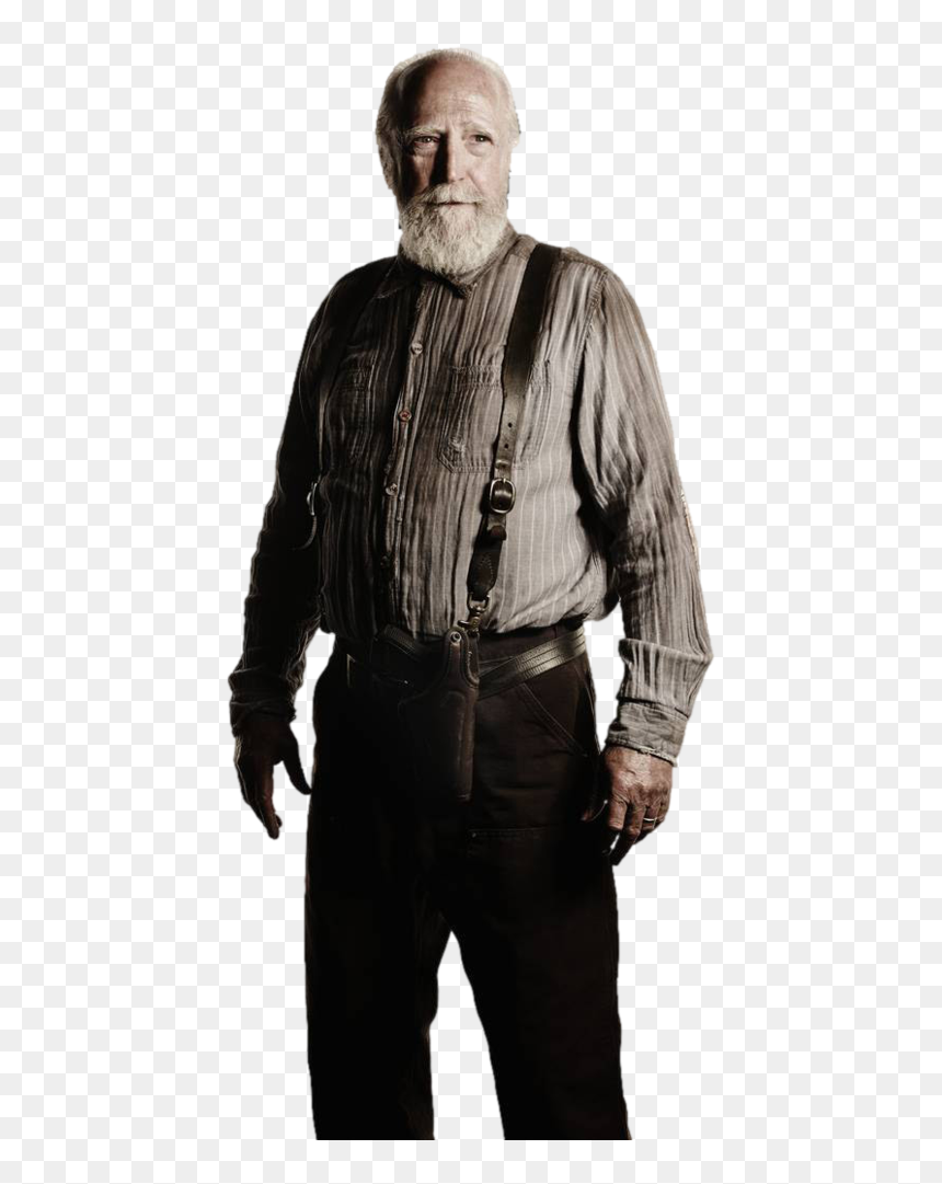 Hershel Greene Png, Transparent Png - the walking dead png