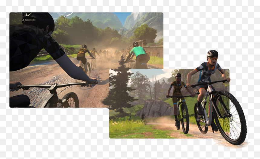 Mountain Bike, HD Png Download - dirt road png