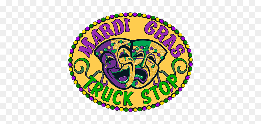 Mardi Gras Logo Left Aligned - Circle, HD Png Download - mardi gras png