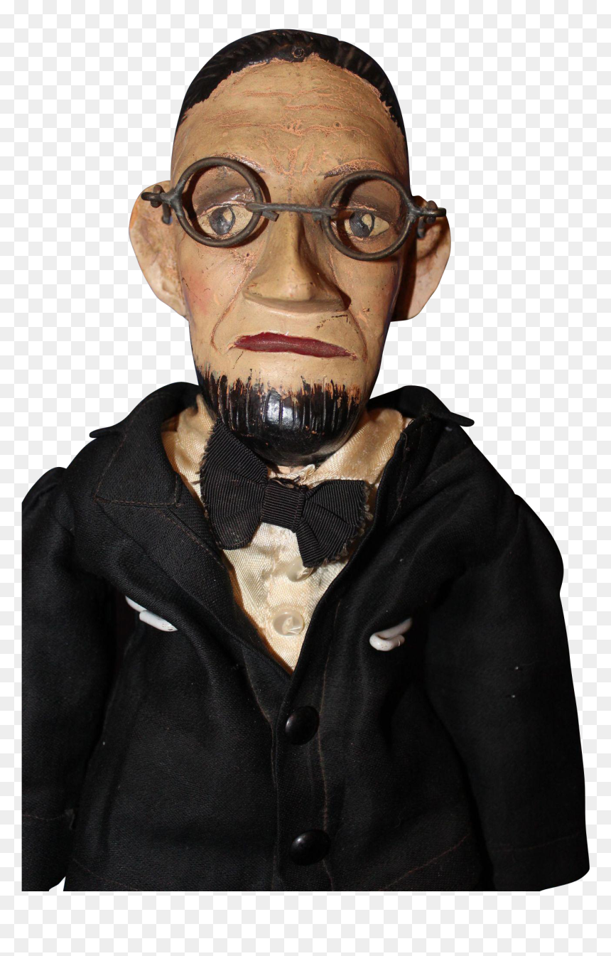 Abraham Lincoln Wood Folk Doll - Doll, HD Png Download - abraham lincoln png