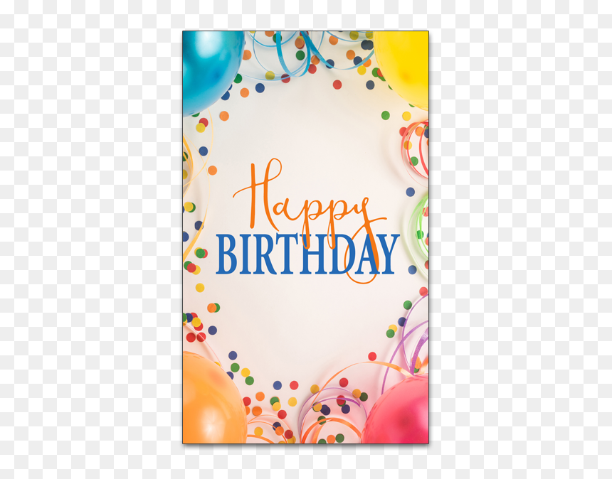 Christmas Card, HD Png Download - birthday confetti png