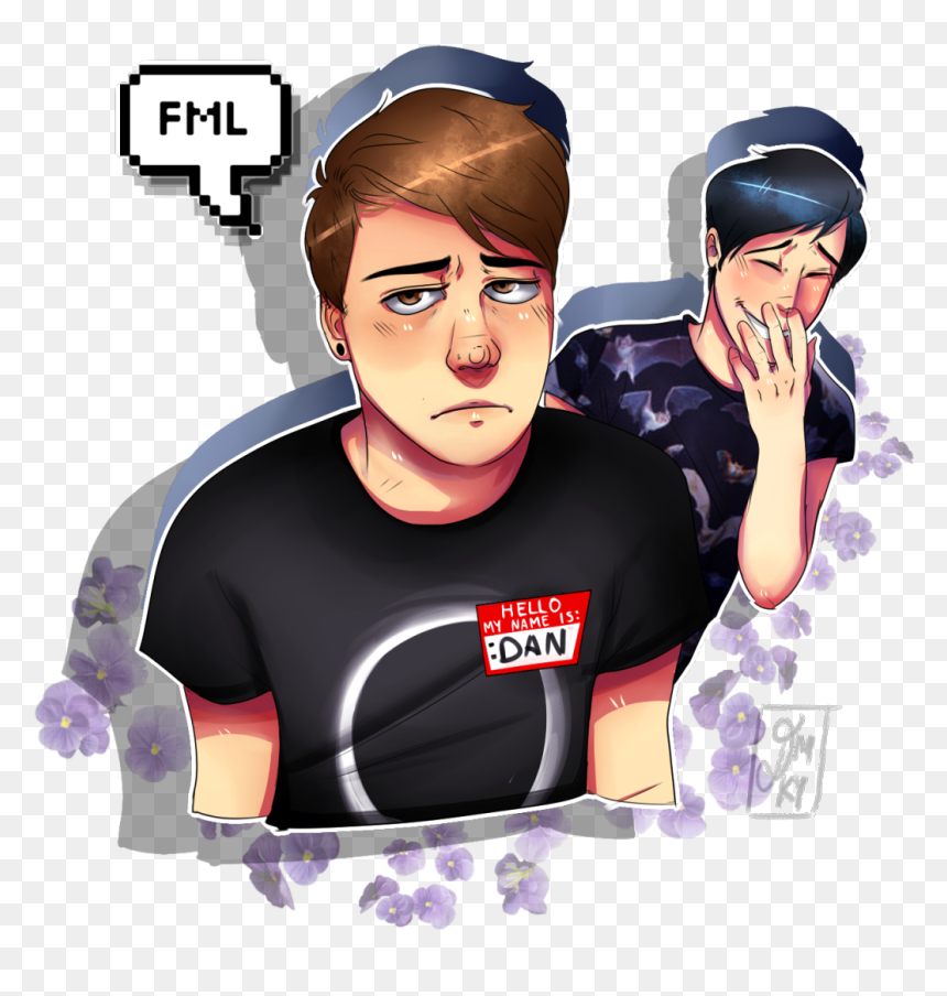 I Phil U Bruh - Portable Network Graphics, HD Png Download - dan and phil png
