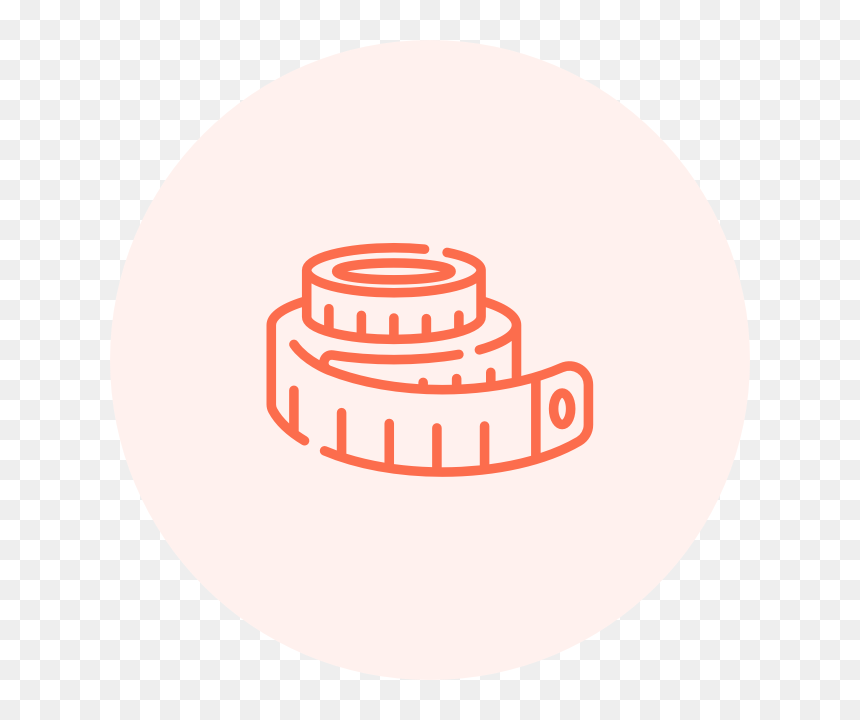 Circle, HD Png Download - measuring tape png