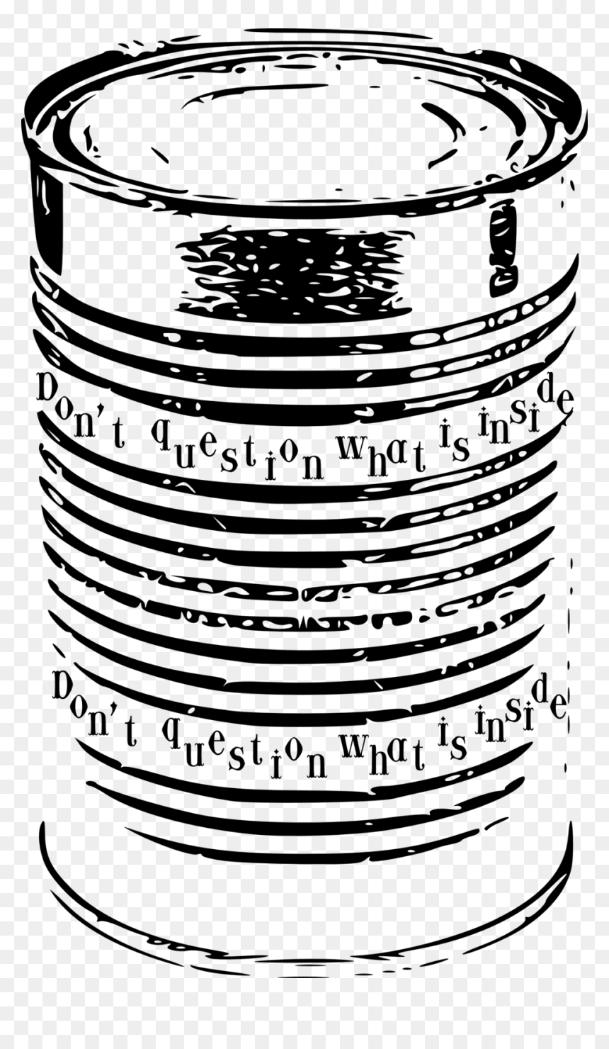 Canned Food Clip Art Transparent , Png Download - Clipart Can Of Food, Png Download - canned food png