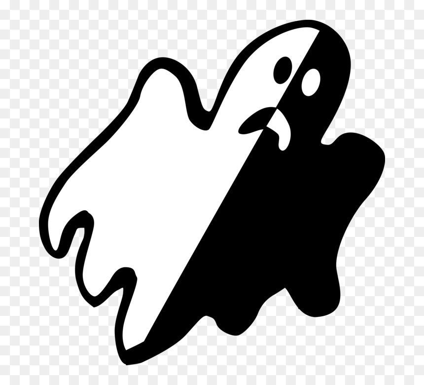 Vector Illustration Of Halloween Goblin Ghost Phantom, - Clip Art, HD Png Download - halloween ghost png