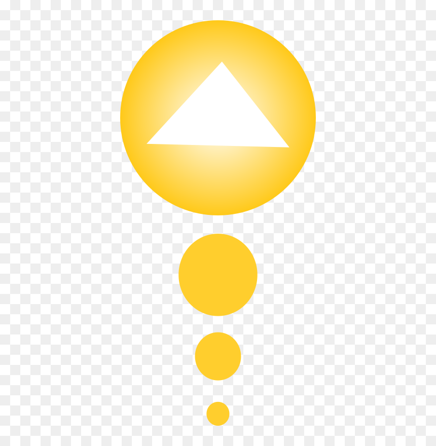 Yellow Arrow Set - Circle, HD Png Download - yellow arrow png