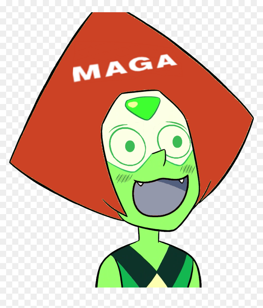 Maga Crippled America Green Clip Art Leaf - Peridot Maga Hat, HD Png Download - make america great again png