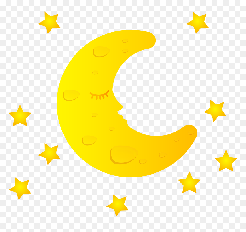Clipart Moon Png Collection, Transparent Png - half moon png
