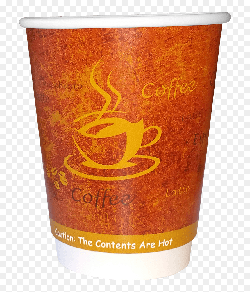 12oz Rimini Double Wall Paper Cup - Caffeinated Drink, HD Png Download - double cup png