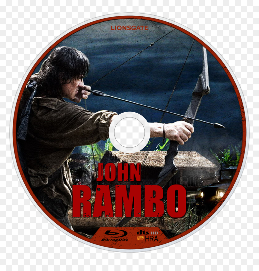 Rambo Bluray Disc Image - John Rambo, HD Png Download - rambo png