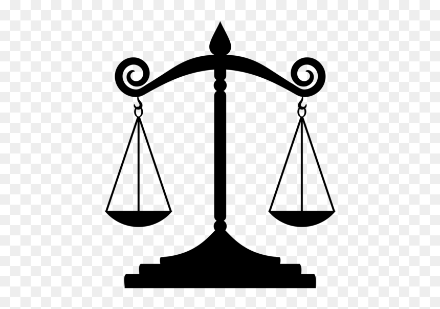 Angle,monochrome Photography,light Fixture - Law Transparent, HD Png Download - scales png