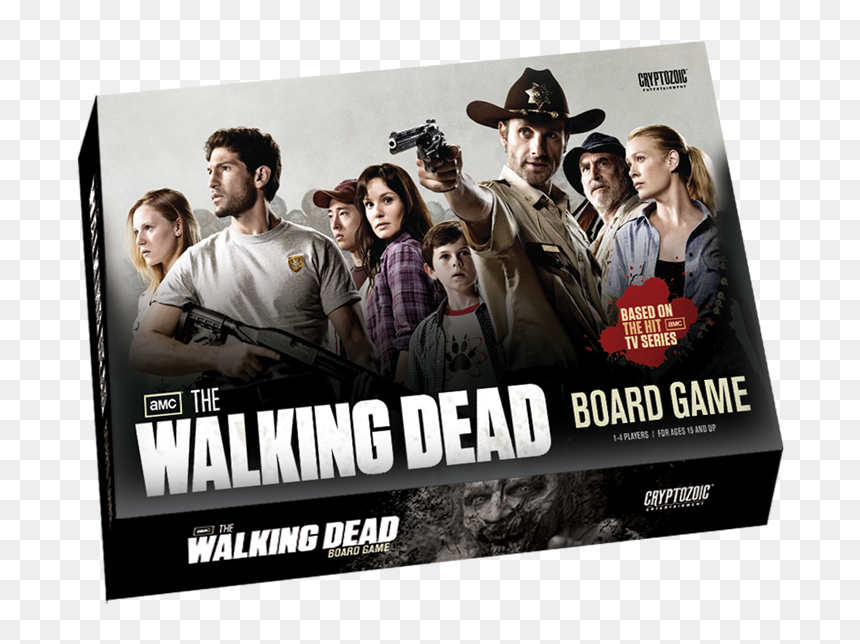 Walking Dead Board Game Cryptozoic, HD Png Download - the walking dead png