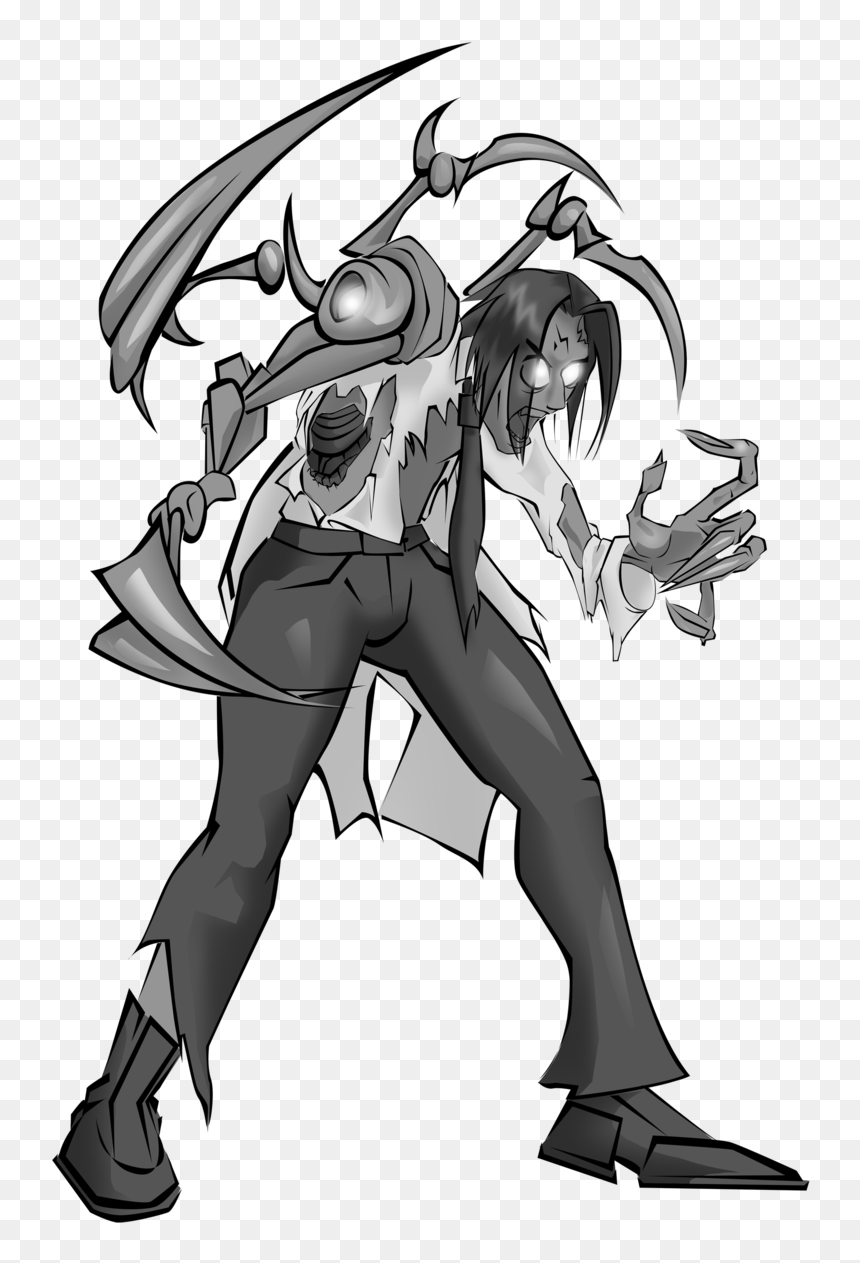 Cyber Mutant , Png Download - Cartoon, Transparent Png - zombie horde png