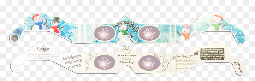Snowman 3d Glasses Png - Craft, Transparent Png - 3d glasses png