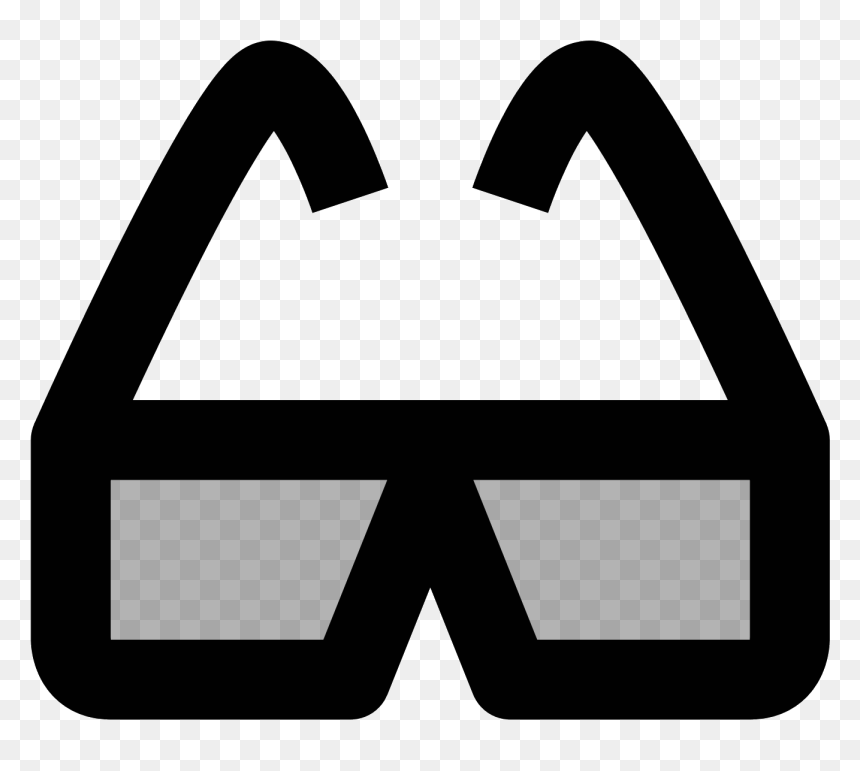 3d Glasses Icon , Png Download, Transparent Png - 3d glasses png
