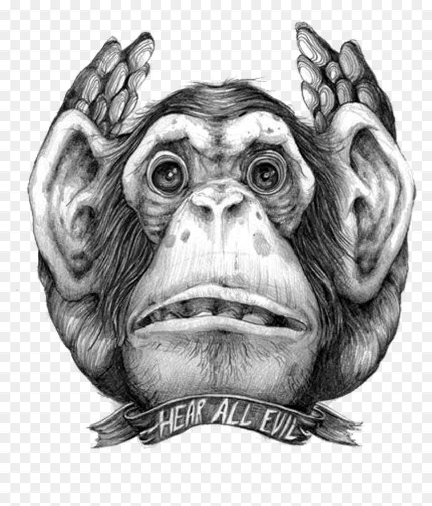 Transparent Lowrider Clipart - Three Wise Monkeys Drawing, HD Png Download - lowrider png