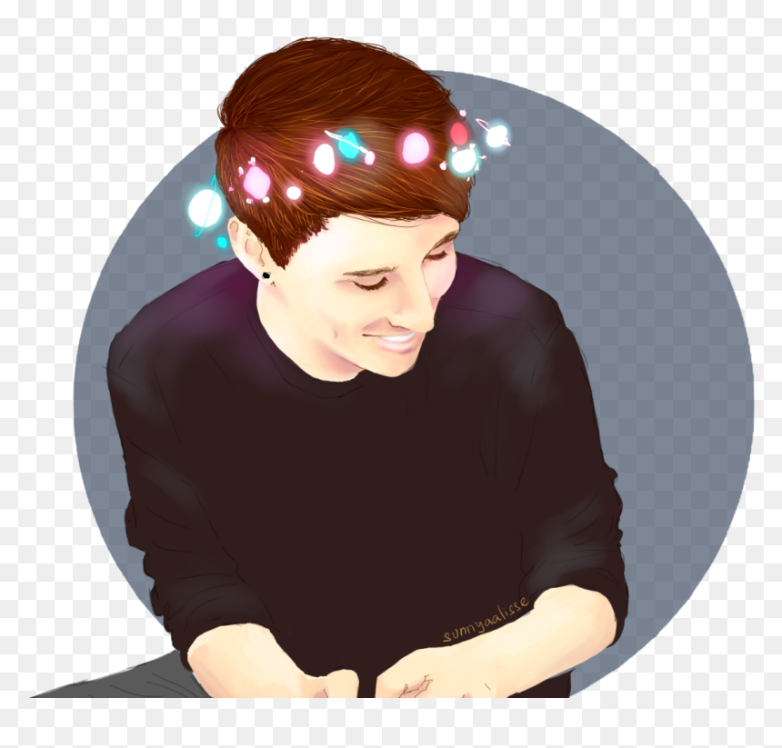 Hey Jude Hey Jude, Dan Howell, Phil Lester, Dan And - Girl, HD Png Download - dan and phil png
