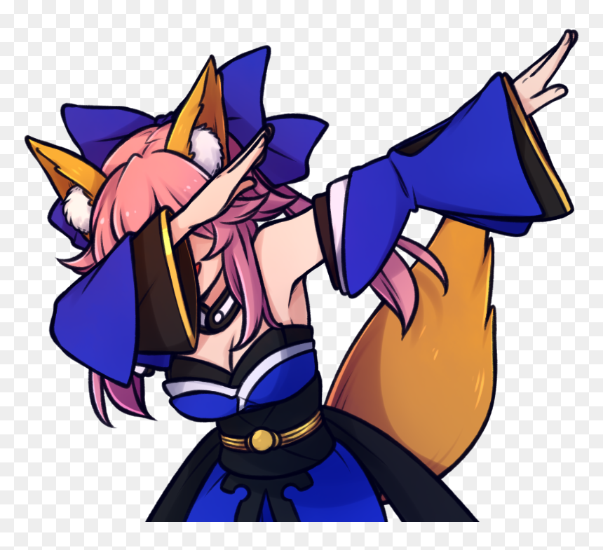 Tamamo Dab, HD Png Download - squidward dab png