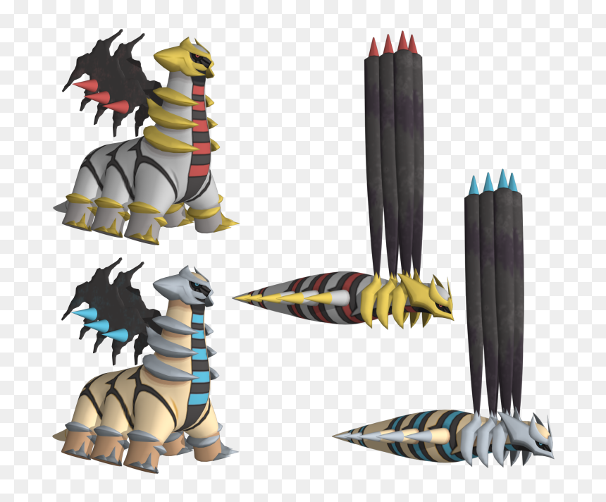Download Zip Archive - Giratina 3d Model, HD Png Download - giratina png