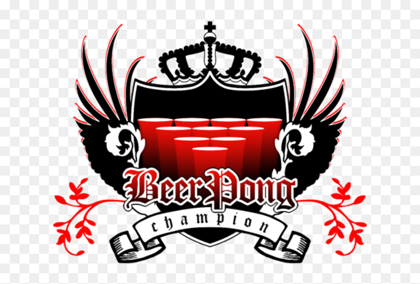 Beer Pong Champion Royal Crest - Beer Pong Champion Png, Transparent Png - beer pong png